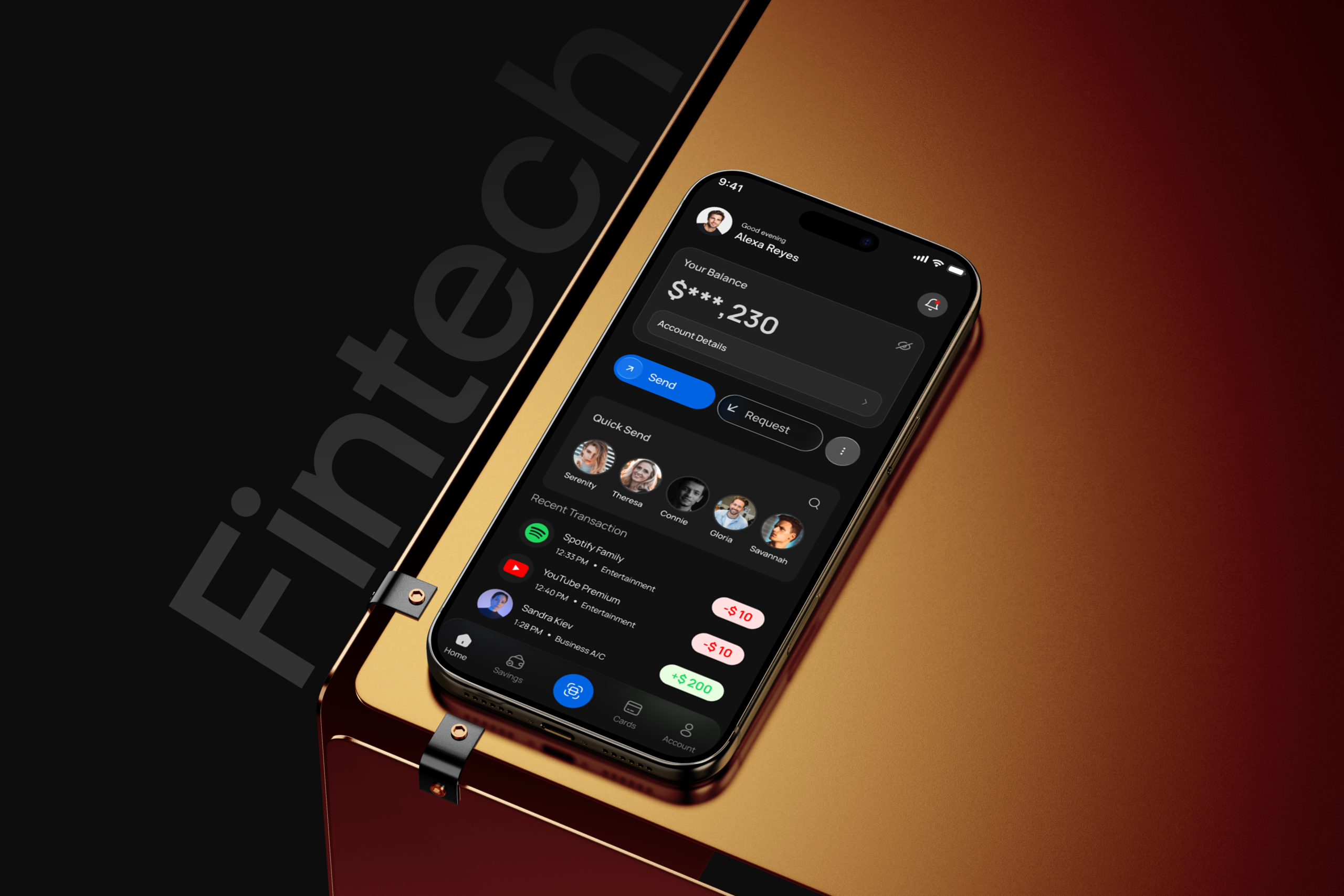 Industrial Dark Theme Smartphone 17 Pro Mockup